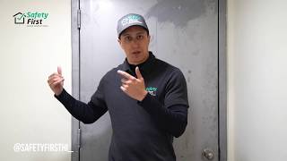 How to VERIFY your fire rated door is up to code  Long Island Home Inspector [upl. by Nyraf]