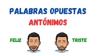 ✅Palabras opuestas en Español e Inglés✅👨‍🏫Antónimos💯Aprende Español💯Spanish Opposite Words ✔Antonyms [upl. by Aelaza]