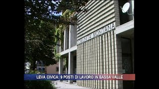 Leva civica nove posti di lavoro in bassa valle [upl. by Ahsropal]