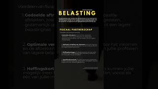 Belastingvoordelen Fiscale Partners belasting aandelen belastingdienst [upl. by Adnoma]