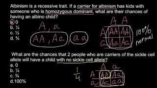 Albinism and simple Mendelian inheritance [upl. by Thistle]