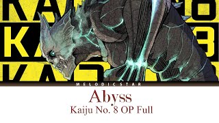 Kaiju No 8 Opening Full『YUNGBLUD  Abyss』Lyrics [upl. by Lyons36]