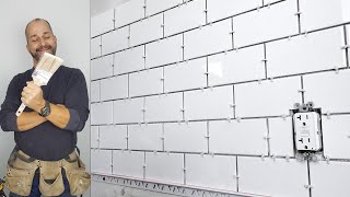 How To Install A Subway Tile Backsplash [upl. by Geminius571]