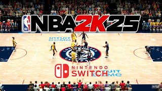 NBA 2K25 Nintendo Switch Gameplay [upl. by Erdnaek470]