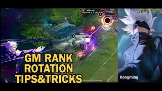 Hok  Gojo Satoru  Kongming Ranked Jungle rotation Tips amp Tricks [upl. by Netfa]