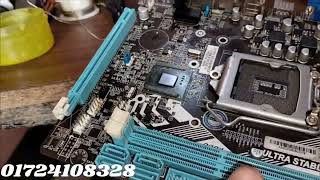 Esonic h61 motherboard no display problem  no display motherboard repair [upl. by Ahseen]