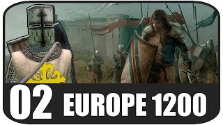 Mount and Blade Warband  Europe 1200  02  Gameplay Español [upl. by Ennazzus172]