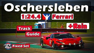 iRacing Ferrari 296 GT3 Challenge  Motorsport Arena Oschersleben Track Guide  1244  2024 S2 [upl. by Gavra]