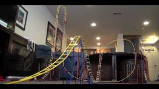 Knex Fireball Roller Coaster [upl. by Ellirpa35]