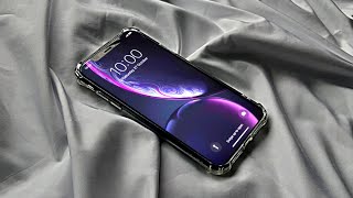 Unboxing iPhone XR BLACK 128Gb in 2021 newbox 💦🌌✨ [upl. by Aetnahc]