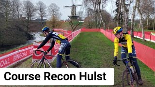 Course Recon Uci Cyclocross WorldCup Hulst 2023 [upl. by Luba]