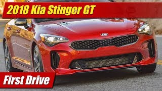 2018 Kia Stinger GT First Drive [upl. by Osswald]