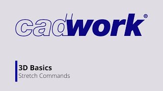 Stretch Commands Cadwork Basics [upl. by Ahsienat]