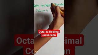 Octal to Decimal ConversionHow to Convert Octal to Decimal swetha10622 [upl. by Sabas]