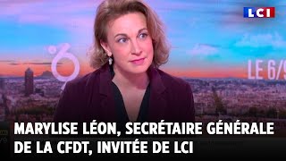 quotOn a qualifié la loi immigration de loi de la honte en ce qui concerne la CFDTquot  Marylise Léon [upl. by Weisberg]