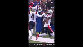 Bailey Zappe rushes for a 18yard Gain vs Buffalo Bills [upl. by Sam]