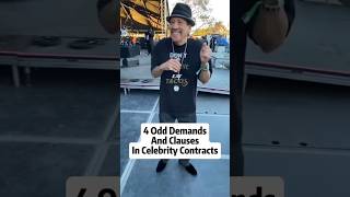 4 odd demands and clauses in celebrity contracts celebrities actors hollywood famous celebrity [upl. by Oruasi841]