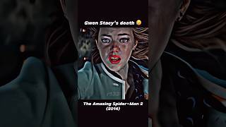 Gwen Stacy’s death 😥 The Amazing SpiderMan 2 2014 marvel avengers spiderman gwenstacy [upl. by Schaper]