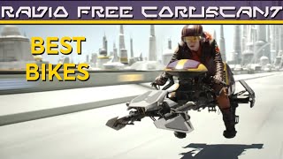 The Best SPEEDER BIKES in Star Wars  Star Wars List [upl. by Etram]