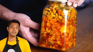 Indian Veg Pickle Masterclass 🔥 Grandmas Recipe Mixed Veg [upl. by Juakn]