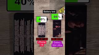 The iPhone 16 has a great battery life but how does it compare with the Samsung Galaxy S24 Ultra [upl. by Ettelimay]