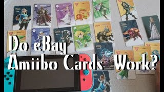 Zelda BOTW eBay Amiibo Cards [upl. by Soulier]