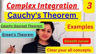 Cauchys Theorem proof  Examples Cauchy Goursat Theorem Greens Theorem Smooth curve [upl. by Pail407]