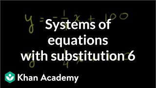 Analyzing solutions to linear systems algebraically  Algebra I  Khan Academy [upl. by Juliann]