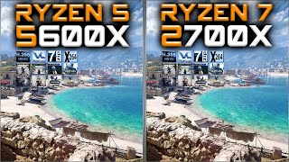 Ryzen 5 5600X vs Ryzen 7 2700X Benchmarks – 15 Tests 🔥 [upl. by Zetneuq]