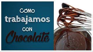 ¿Cómo TRABAJAMOS con CHOCOLATE  La Ciencia del Chocolate [upl. by Nawotna]