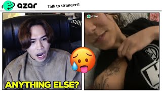 She Showed Something Else After Showing MarcusT Her Tattoos  AZAR  OMETV  OMEGLE RAW VIDEOS [upl. by Norahc665]