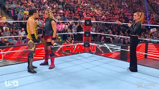 Shayna Baszler confronts Becky Lynch and Zoey Stark  WWE RAW 872023 [upl. by Barnett]