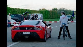 Rocket Bicycle World Record ǀ 333 kmh 207 mph ǀ Rider François Gissy [upl. by Mascia]