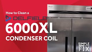 How to Clean a Delfield 6000XL Condenser Coil [upl. by Rosalyn675]