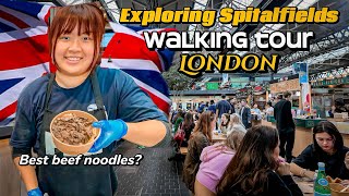 Londons Most Underrated Street Market  Walk Log Of Spitalfields [upl. by Axia]