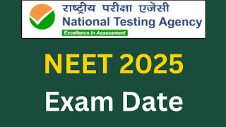 neet ug exam date 2025 neet ug application start date 2025 neet ug exam date 2025 news [upl. by Elehcor]