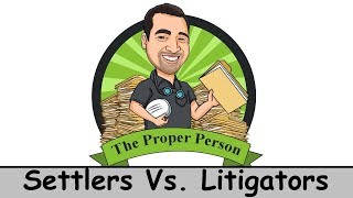 Legal Nuts And Bolts Settlers vs Litigators [upl. by Narmis923]