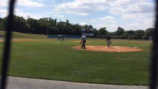 Ryan Baker RBI double at Region 4 Legion baseball [upl. by Avehstab926]