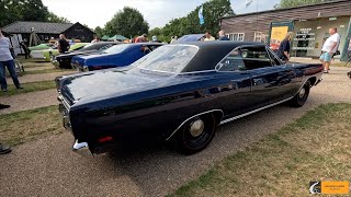 Brooklands American Day 2024 1969 Plymouth Sport Satellite and a Corvette C7 [upl. by Royal505]