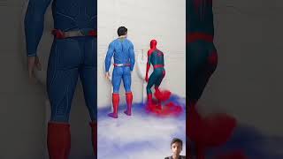 Batman vs Superman vs SpiderMan funny comedy 1million fun viralshort [upl. by Kenaz]