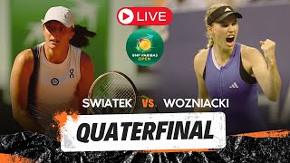 WTA LIVE IGA SWIATEK VS CAROLINE WOZNIACKI WTA INDIAN WELLS OPEN 2024 TENNIS PREVIEW STREAM [upl. by Alburg]