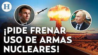 ¡Macron pide a Putin entrar en razón y frenar decreto sobre el uso de armas nucleares [upl. by Valdis878]