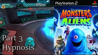 Monsters vs Aliens the Game 2009 PS2 Part 3  Hypnosis BOB [upl. by Nylirahs]