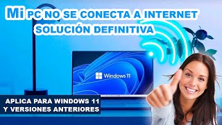 No tengo conexión a internet en mi pc  SOLUCION 2024 [upl. by Rann]