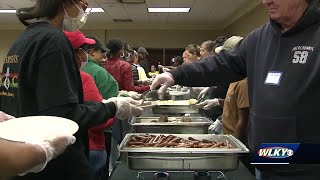 Thousands of hot meals prepared for less fortunate at Wayside Christian Mission on Thanksgiving [upl. by Marsden]