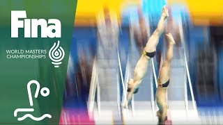 RELIVE  Diving Day 7 Synchro 3m Mixed  FINA World Masters Championships 2017  Budapest [upl. by Negaem]