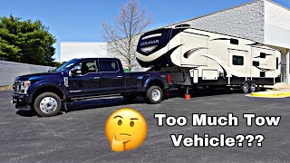 2021 Ford F450 Platinum Towing My 14k Fifth Wheel Up 6 Grade  Is This Too Much Truck  MPG Test [upl. by Yemaj]