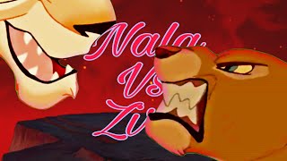 Nala Vs Zira  O Rei Leão  FANMADE [upl. by Acirtal]