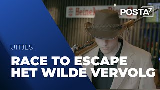 Uitjes • RACE TO ESCAPE Het Wilde Vervolg • Zenuwslopende escape room  Posta7 [upl. by Eydnarb52]