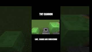 TNT CANNON IN MINECRAFT shorts minecraft minecraftshorts [upl. by Trepur]